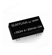 兩線制無源型電流環路IV轉換10KV高隔離變送器：ISOH 4-20mA-O系列兩線無源4-20mA轉電壓信號10KV高隔離變送器.