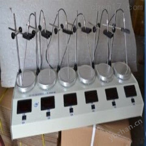 六工位數(shù)顯恒溫磁力攪拌器