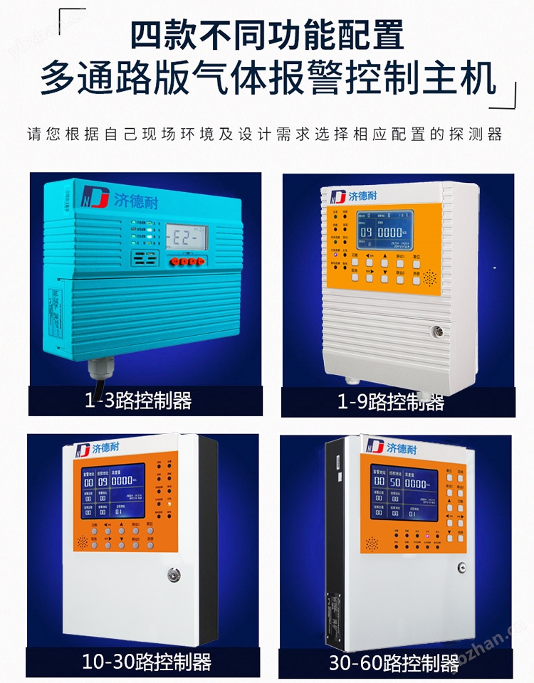 四款可燃?xì)怏w報警控制器